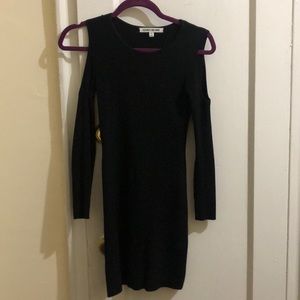 Open shoulder Elizabeth and James black dress